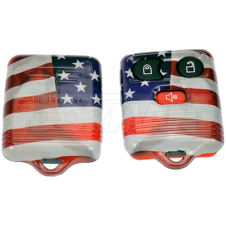 Motormite Keyless Remote Case American Flag, 13625Us 13625US